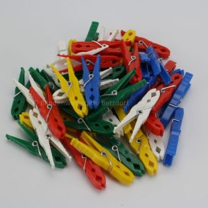 Bunte Wäscheklammern