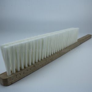 Schneehandfeger aus Kunstfaser in Weiß, Länge ca. 50 cm