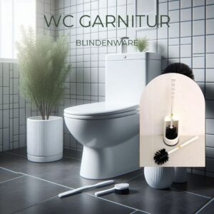 Toilettengarnitur aus Blindenwerkstatt