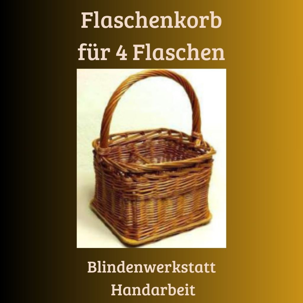 Soziale Handarbeit: Jeder Flaschenkorb wird mit Sorgfalt von blinden Handwerkern geflochten